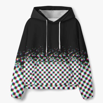 Soulisfree Broken Signal All-Over Print Hoodie