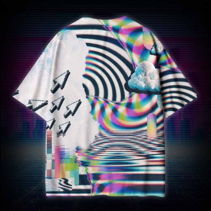 Soulisfree  LOST IN THE PIXELS  Cotton Tee
