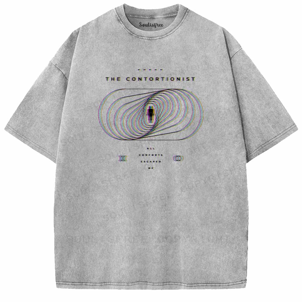 Soulisfree  ΤHE CONTORTIONIST Washed Tee