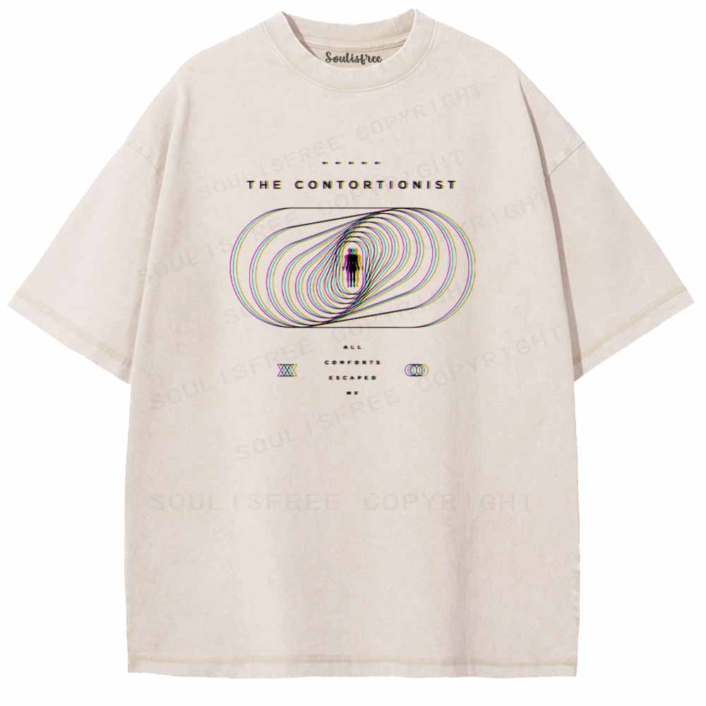 Soulisfree  ΤHE CONTORTIONIST Washed Tee