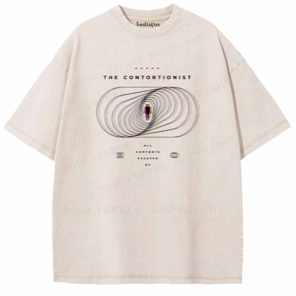 Soulisfree  ΤHE CONTORTIONIST Washed Tee