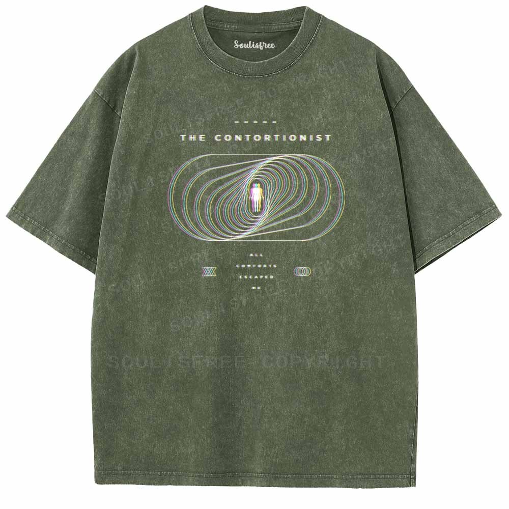 Soulisfree  ΤHE CONTORTIONIST Washed Tee