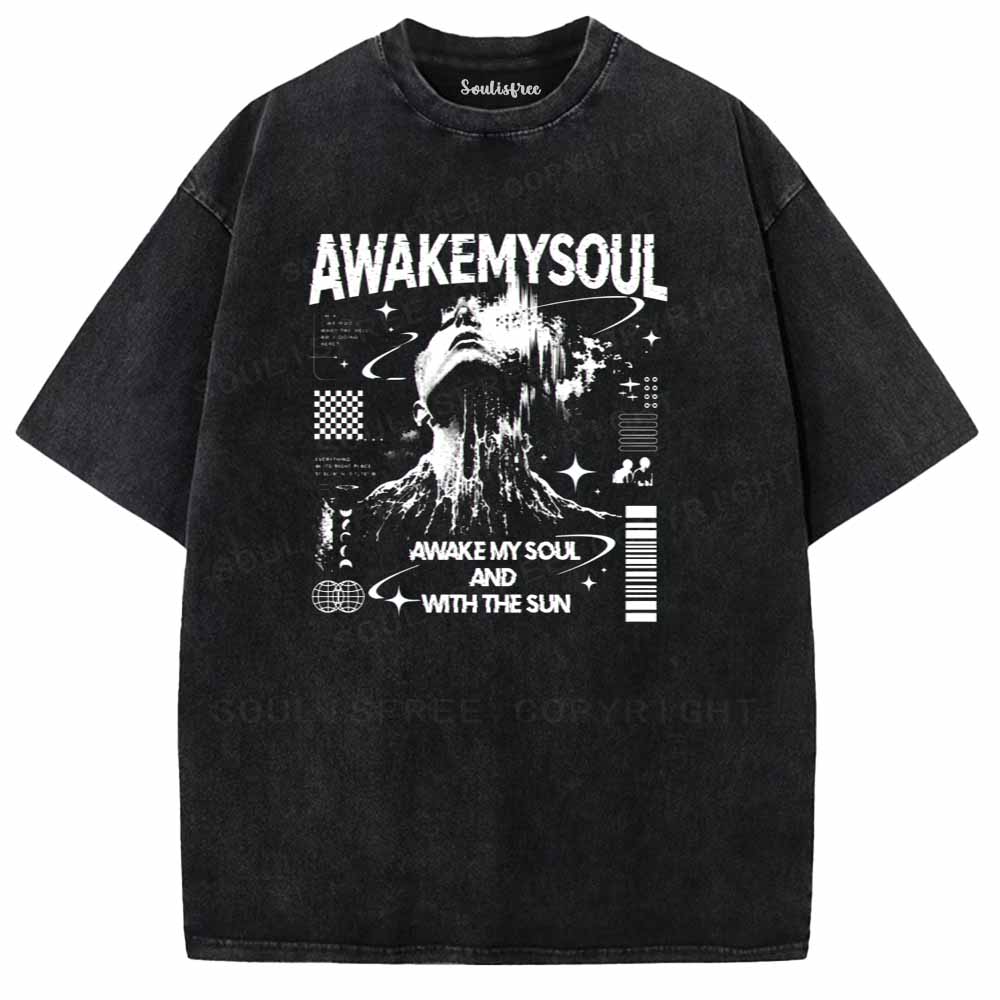 Soulisfree AWAKE MY SOUL Washed Tee