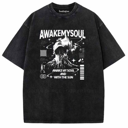 Soulisfree AWAKE MY SOUL Washed Tee