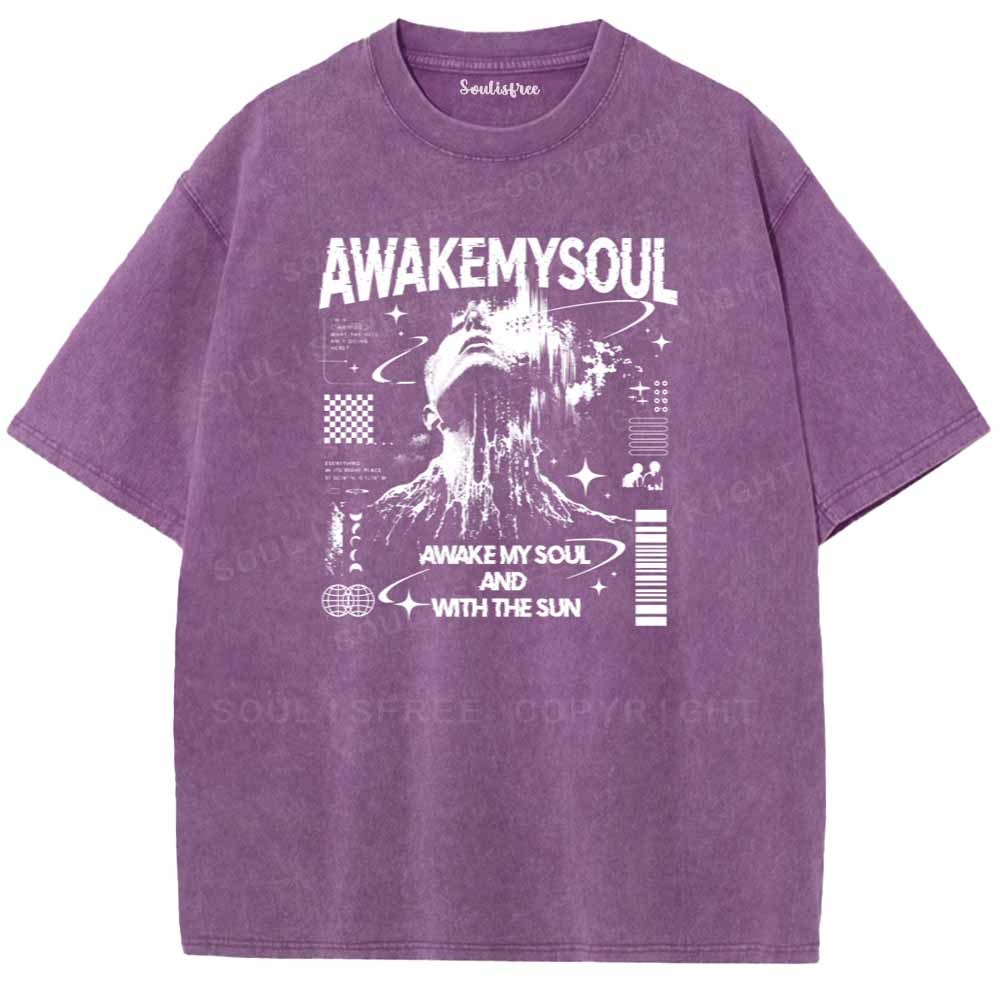 Soulisfree AWAKE MY SOUL Washed Tee