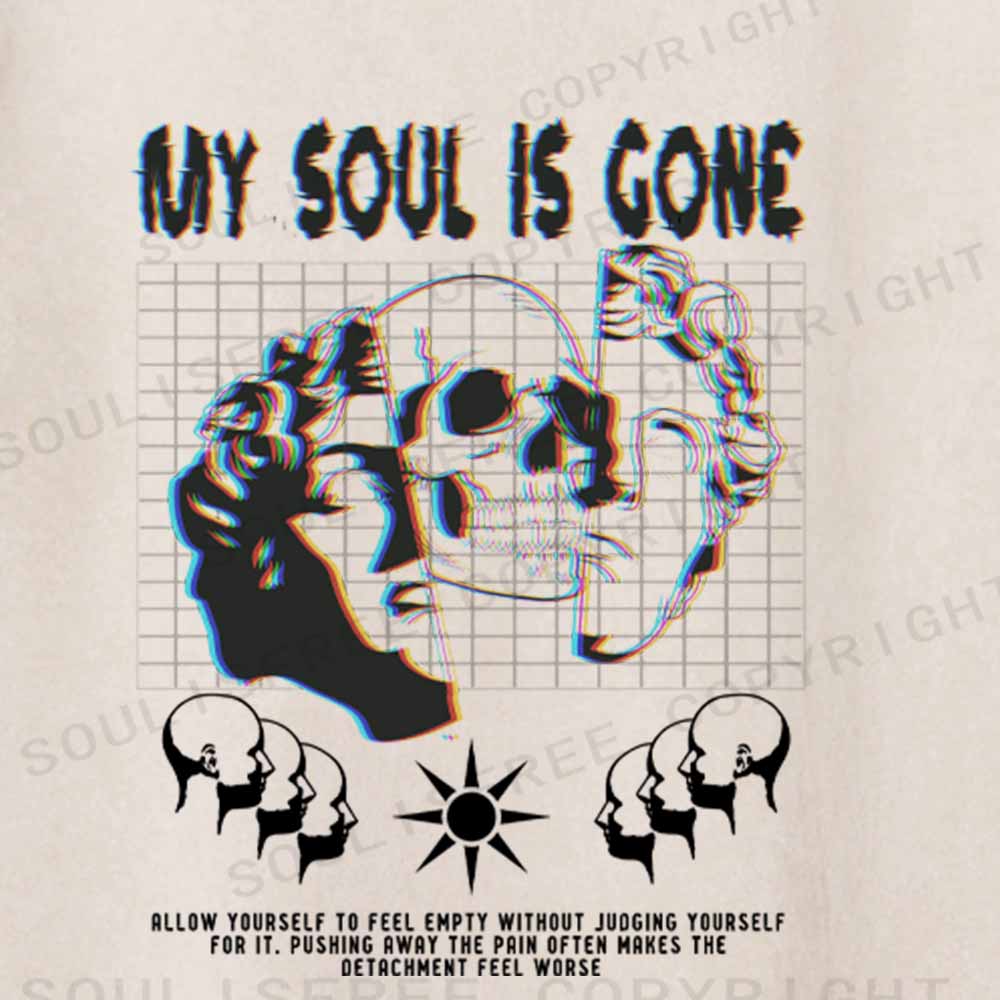 Soulisfree  MY SOUL IS GONE Washed Tee