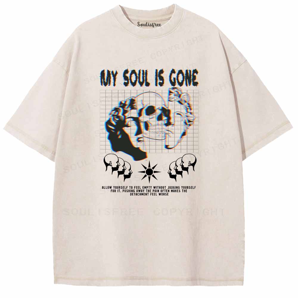 Soulisfree  MY SOUL IS GONE Washed Tee