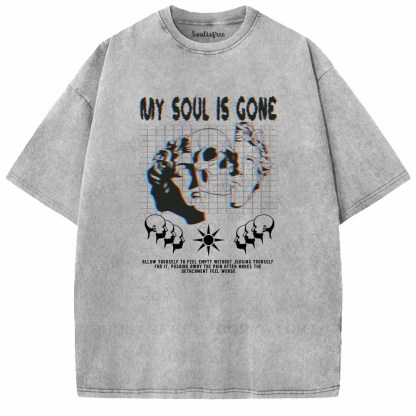 Soulisfree  MY SOUL IS GONE Washed Tee