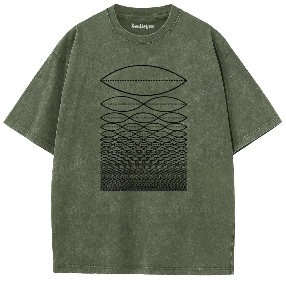 Psychic Dimension Occult Washed T-shirt