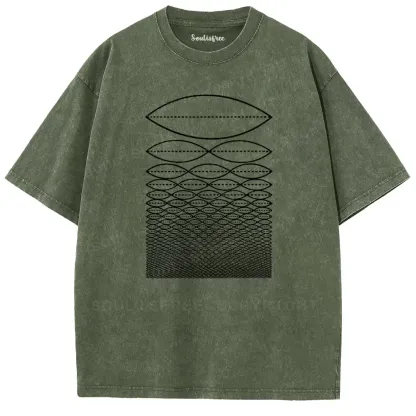 Psychic Dimension Occult Washed T-shirt