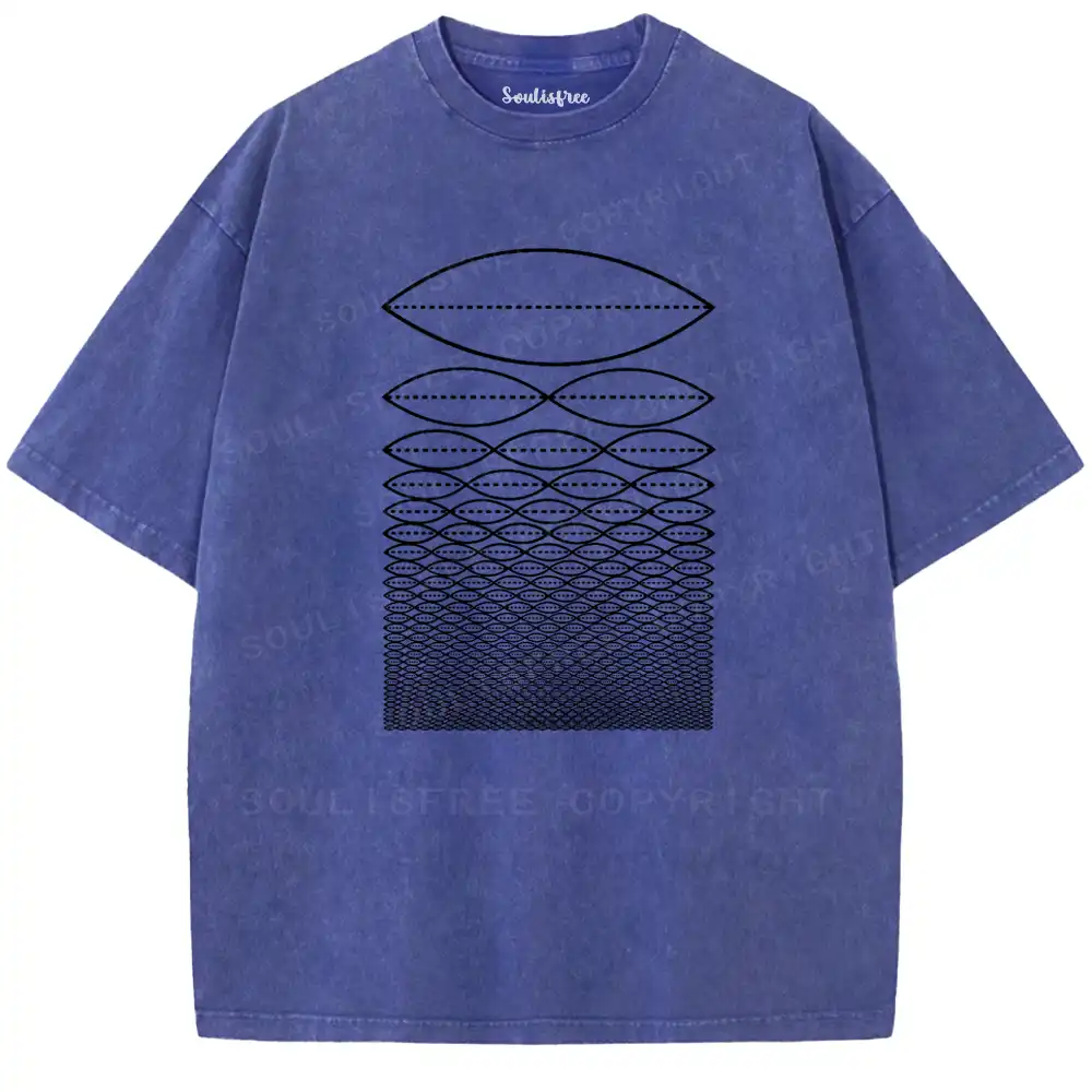 Psychic Dimension Occult Washed T-shirt