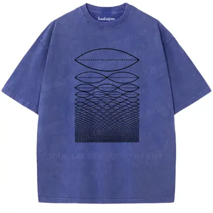Psychic Dimension Occult Washed T-shirt