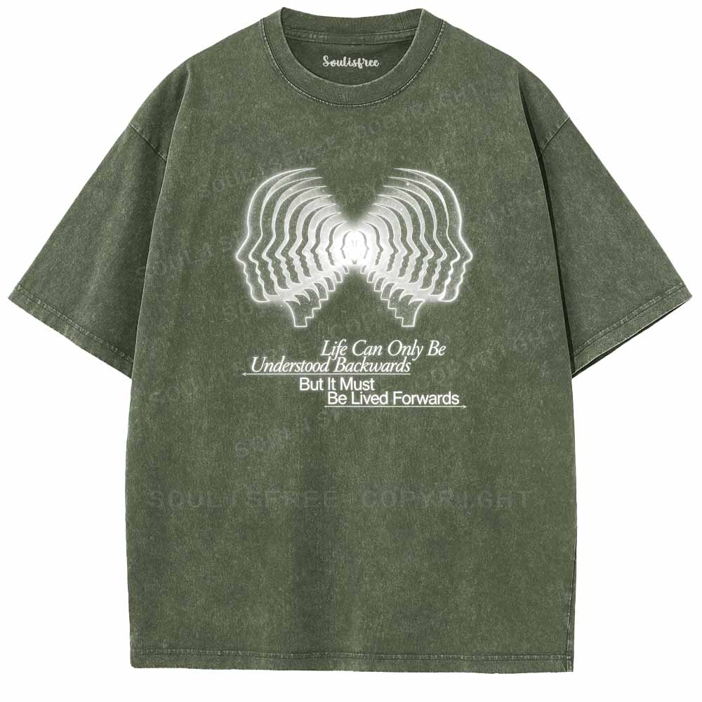 Soulisfree  Reflect On The Past, Live Toward Tomorrow Washed Tee