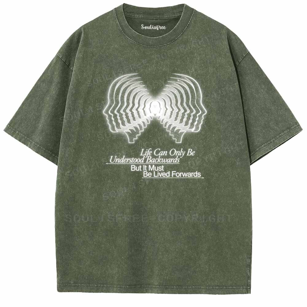 Soulisfree  Reflect On The Past, Live Toward Tomorrow Washed Tee