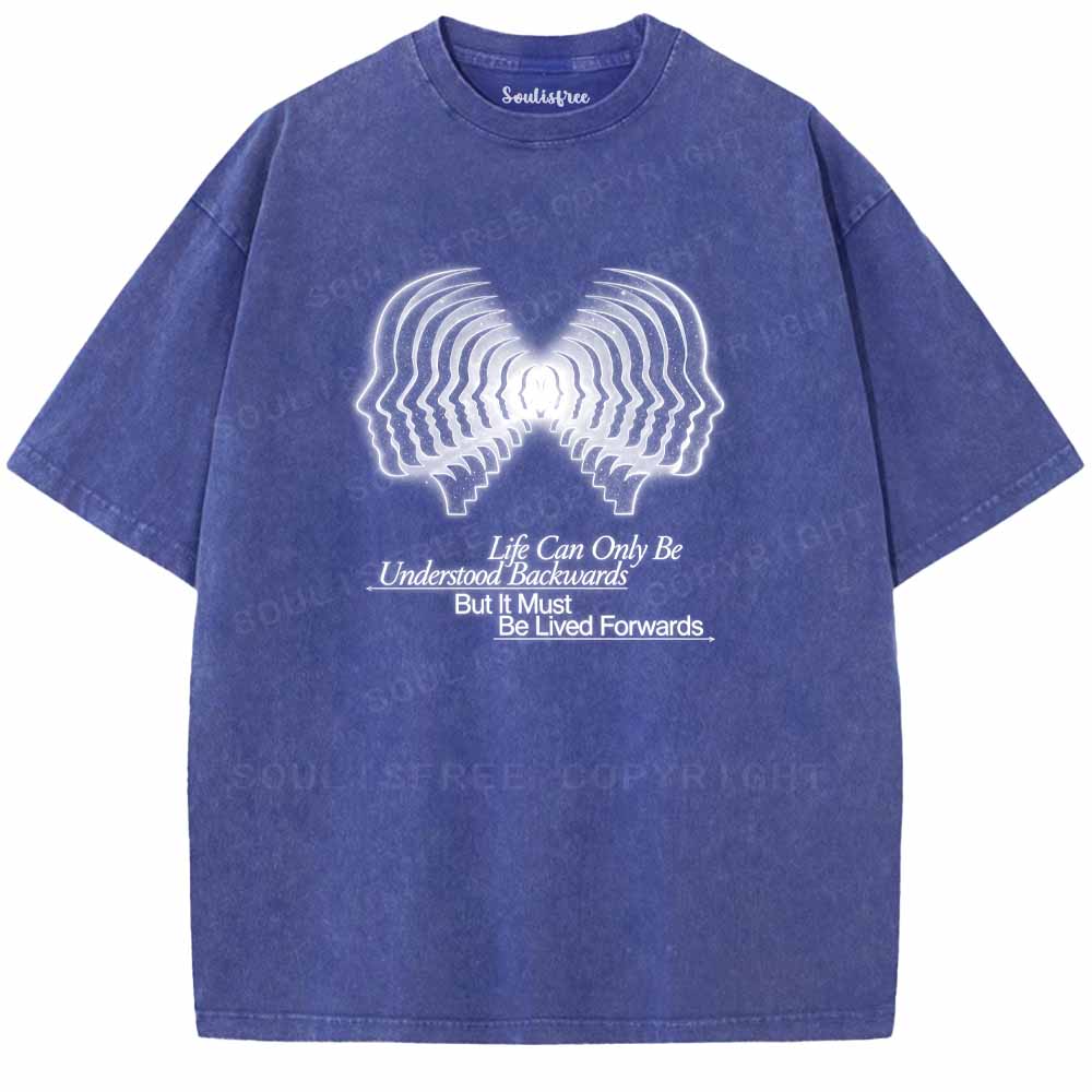 Soulisfree  Reflect On The Past, Live Toward Tomorrow Washed Tee
