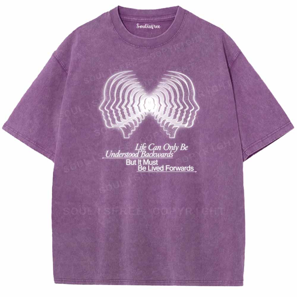 Soulisfree  Reflect On The Past, Live Toward Tomorrow Washed Tee