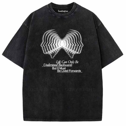 Soulisfree  Reflect On The Past, Live Toward Tomorrow Washed Tee