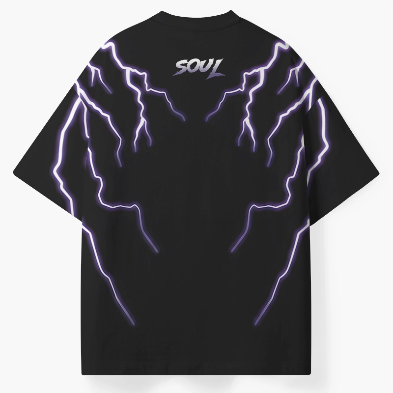 Soulisfree Neon Lightning ECO‑PERF Graphic Tee