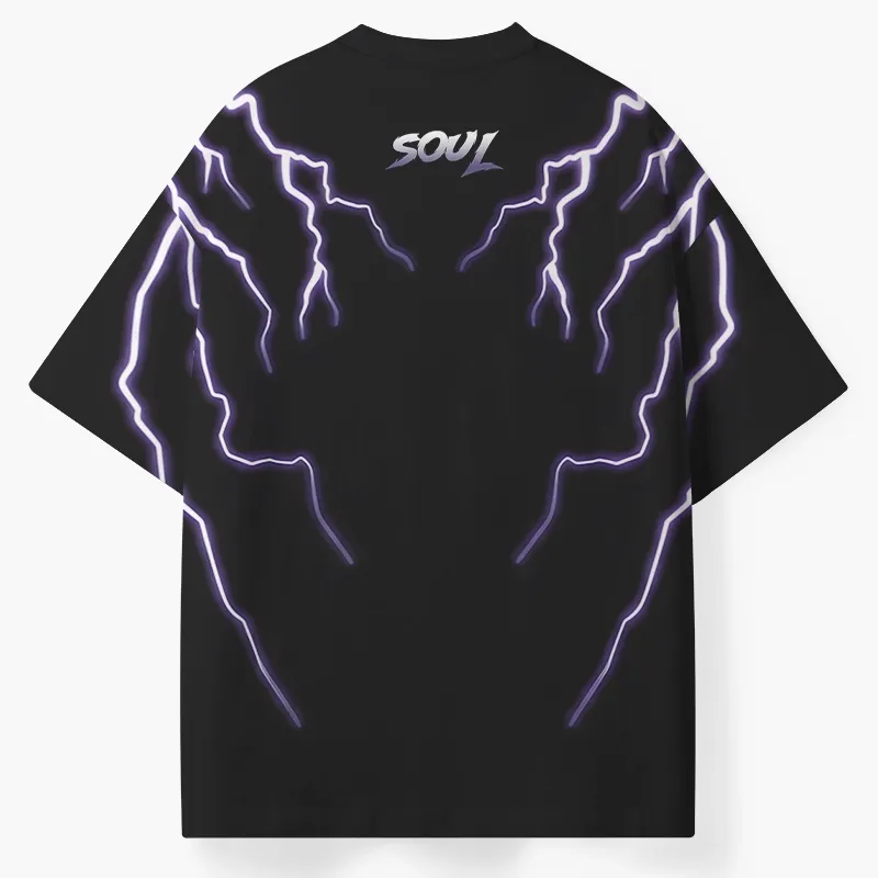 Soulisfree Neon Lightning ECO‑PERF Graphic Tee