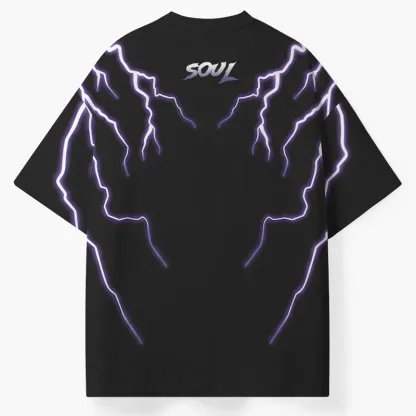Soulisfree Neon Lightning ECO‑PERF Graphic Tee