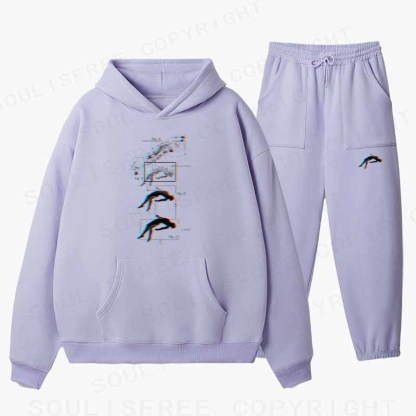 Soulisfree 404: SELF NOT FOUND Cotton Fleece Hoodie Set