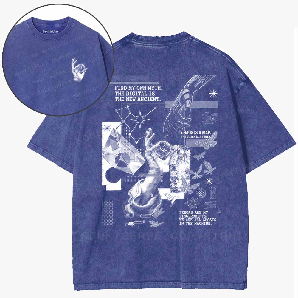 Soulisfree  Forge Your Own Myth Washed Tee