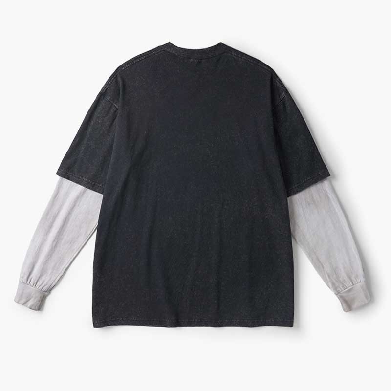 Soulisfree  Wake Up Sluts It's Time To Sin Layered Long Sleeve Tee