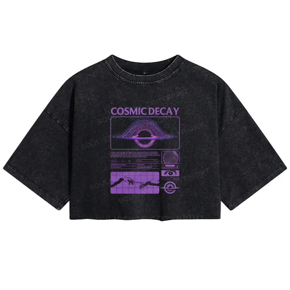 The Eternal Disappearance Washed Crop T-shirt