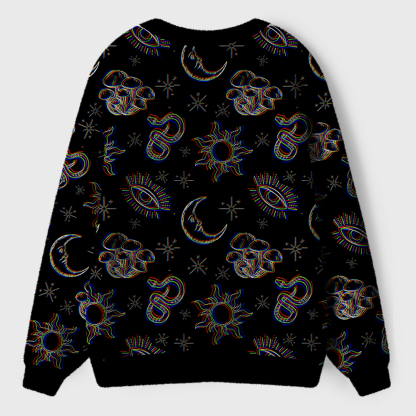 Sacred Glow Ugly Cardigan Sweaters 