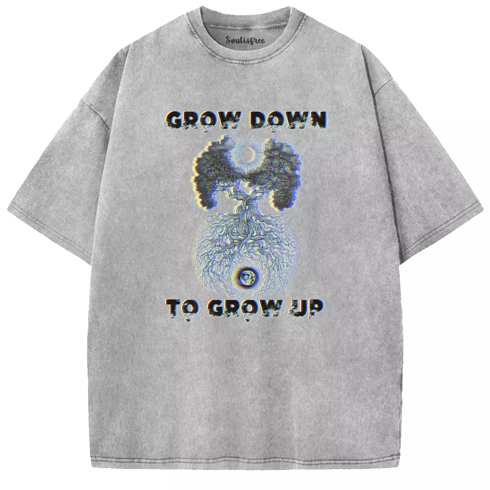 Soulisfree Downward Roots, Upward Soul Washed Tee