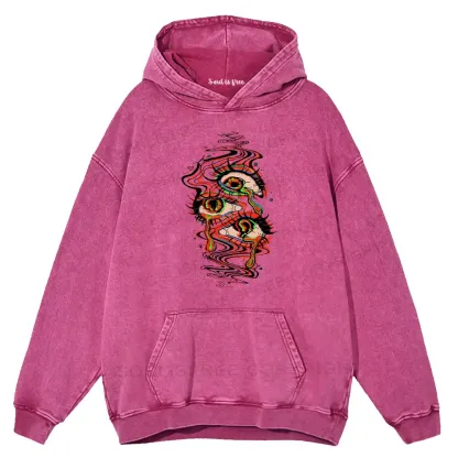 Dream Eyes Washed Hoodie