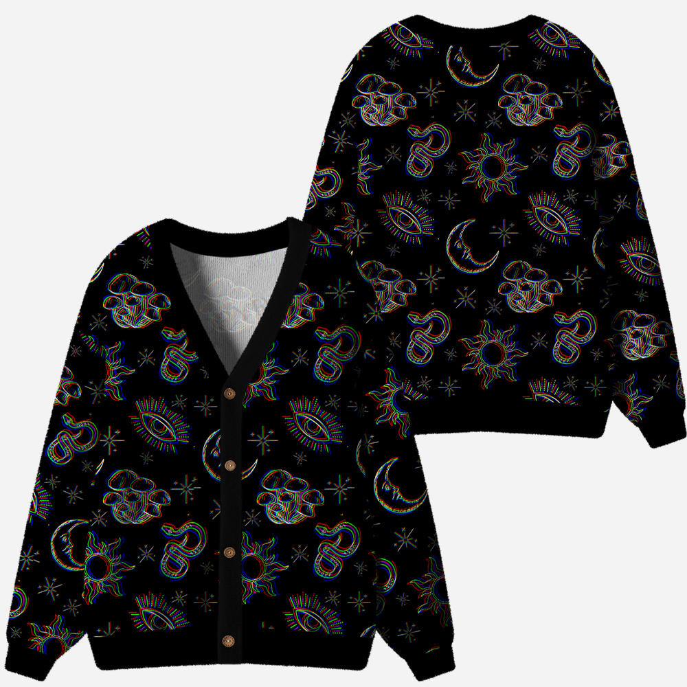 Sacred Glow Ugly Cardigan Sweaters