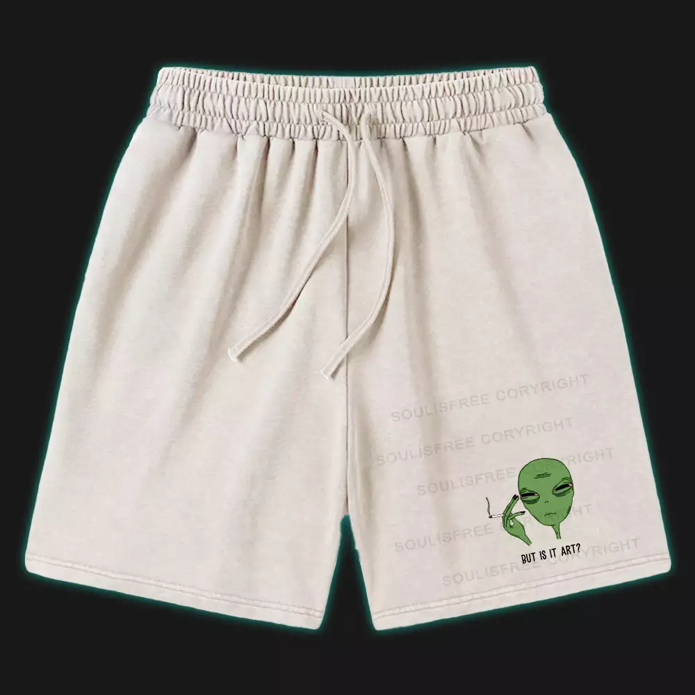 Is It Art Washed Shorts