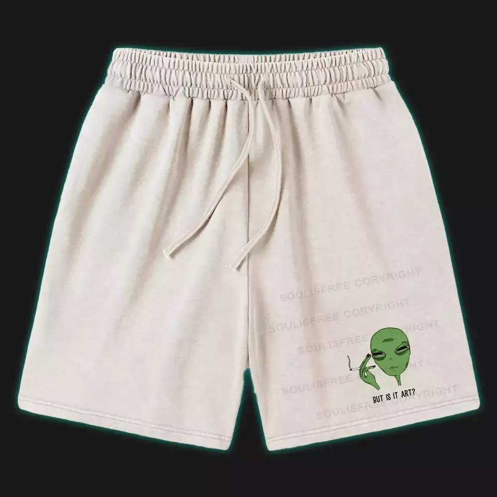 Designed Is It Art Washed Shorts