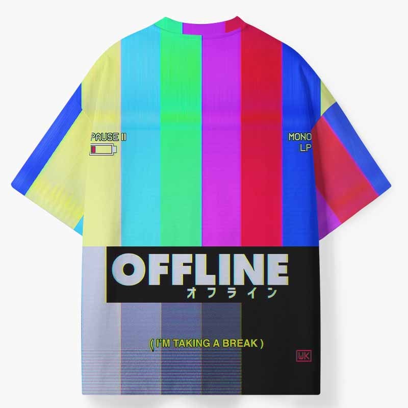 Soulisfree OFFLINE MODE ECO‑PERF Graphic Tee
