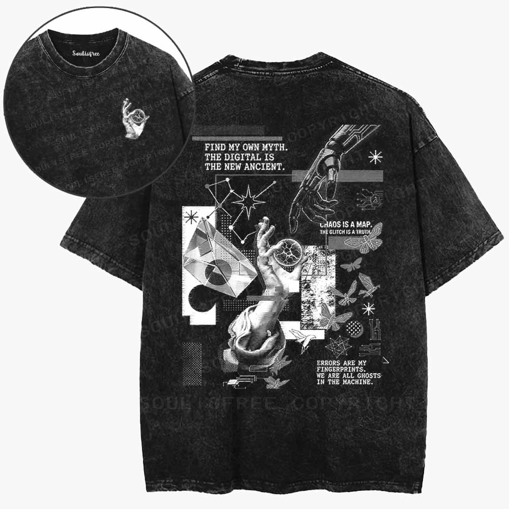 Soulisfree  Forge Your Own Myth Washed Tee