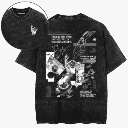 Soulisfree  Forge Your Own Myth Washed Tee