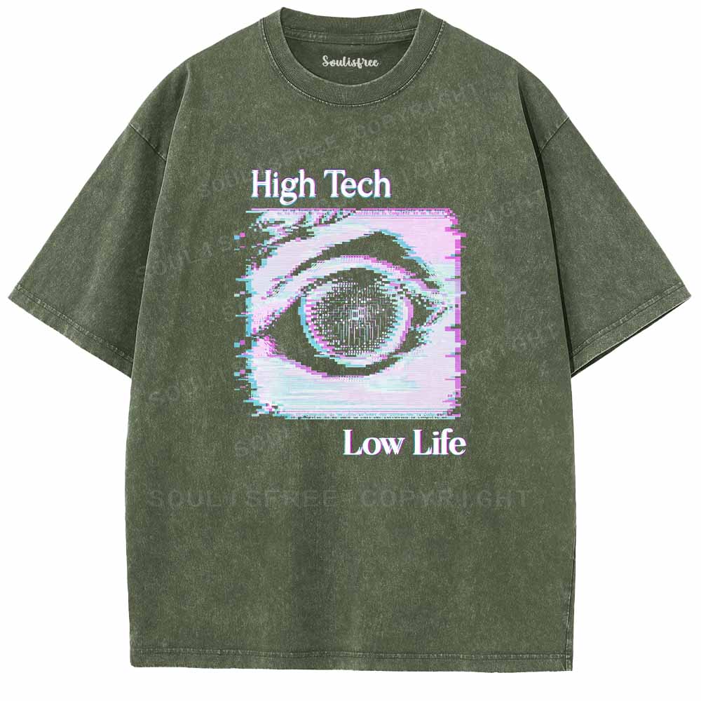 Soulisfree High Tech Low Life Washed Tee
