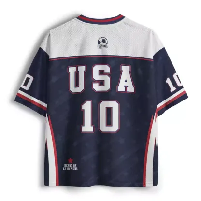 Soulisfree Retro Vintage United States Soccer Mesh Jersey