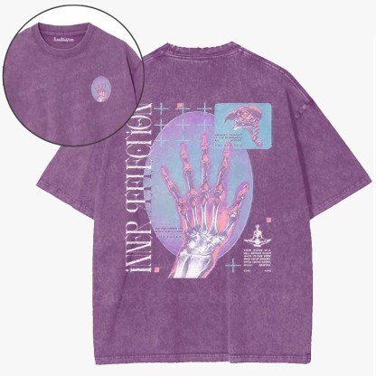 Soulisfree  Look Inward To See Truth Washed Tee