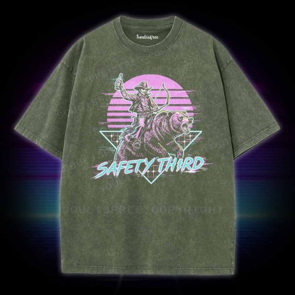 Soulisfree Safety Third Washed Tee