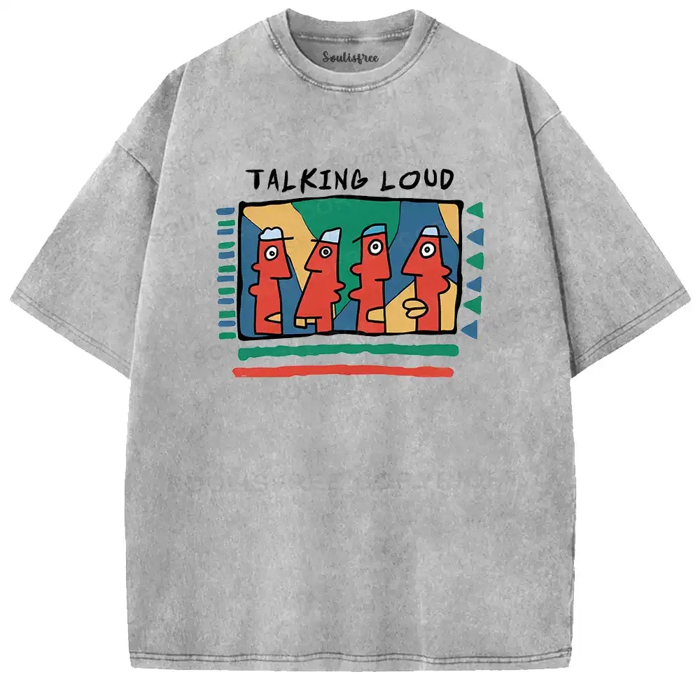 Silent Communication Washed T-shirt
