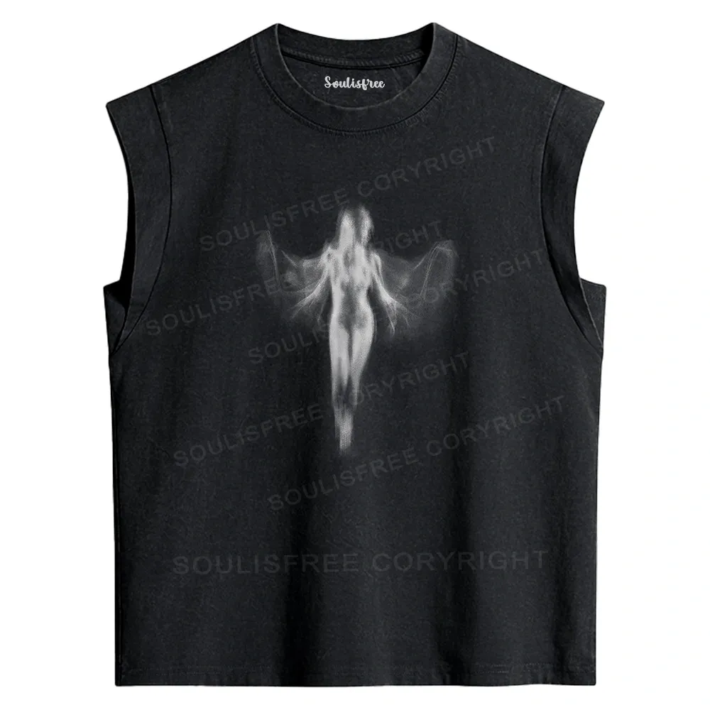 Designed Shadow Series : Woman Ⅸ Washed Tank Tops