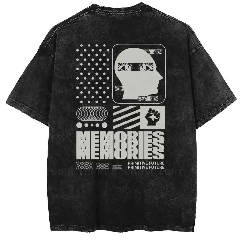 MEMORIES Washed T-shirt