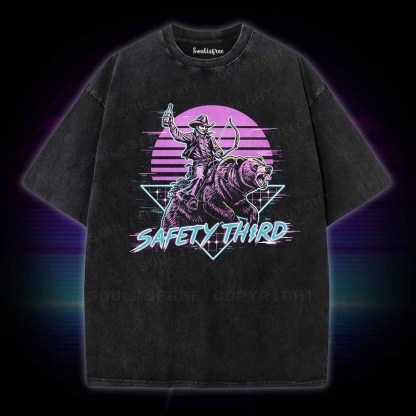 Soulisfree Safety Third Washed Tee