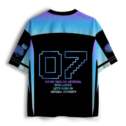 Soulisfree DIGITAL BRAIN GLITCH  Mesh Jersey