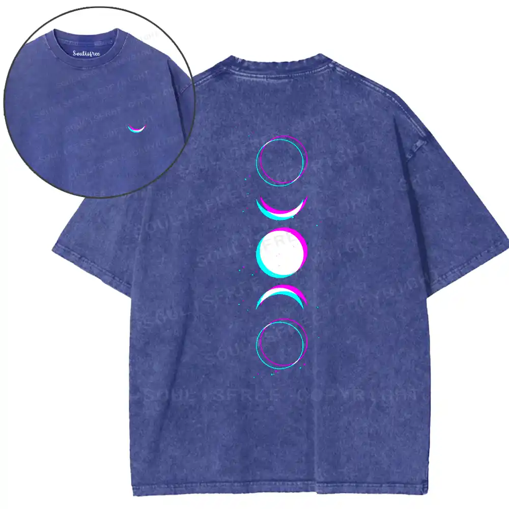 Psychic Cycles Occult Washed T-shirt