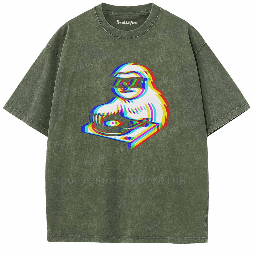 Soulisfree Slow Tempo, Good Vibes Washed Tee