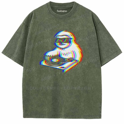 Soulisfree Slow Tempo, Good Vibes Washed Tee