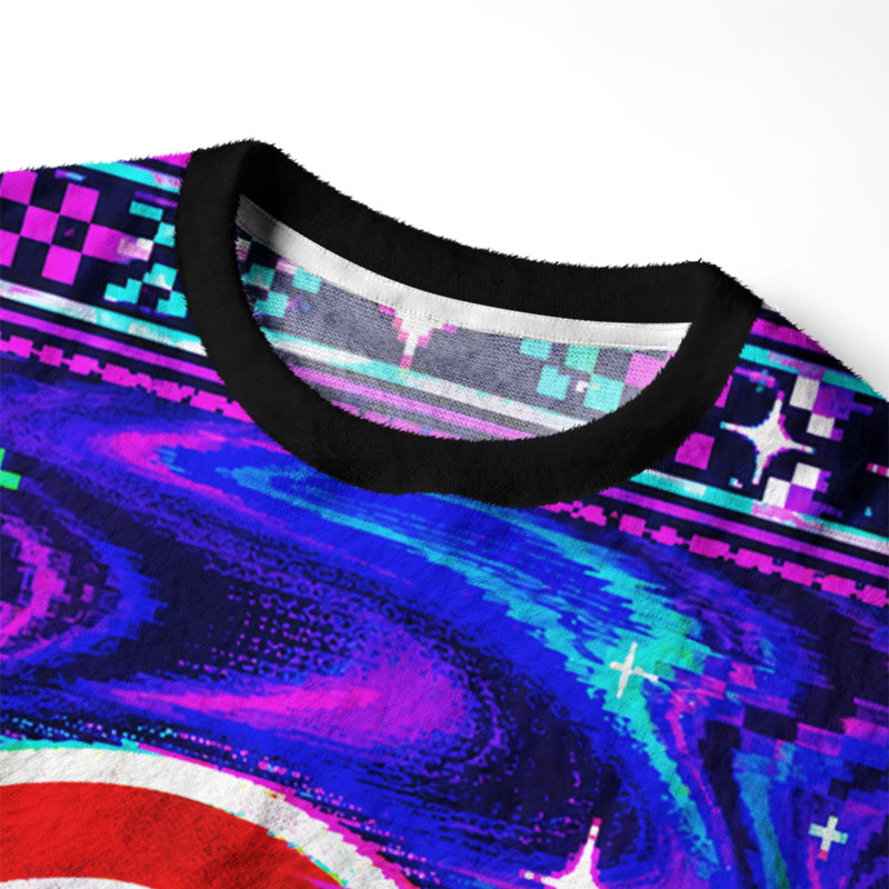 Soulisfree No Rules, Just Art Fuzzy Crewneck Sweater